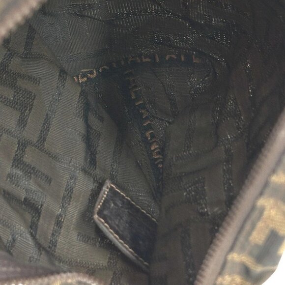 FENDI Zucca pattern Multi-case all-over pattern accessory case Pouch Brown - Picture 9 of 12